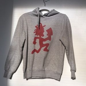 Cool and cozy gray hoodie.